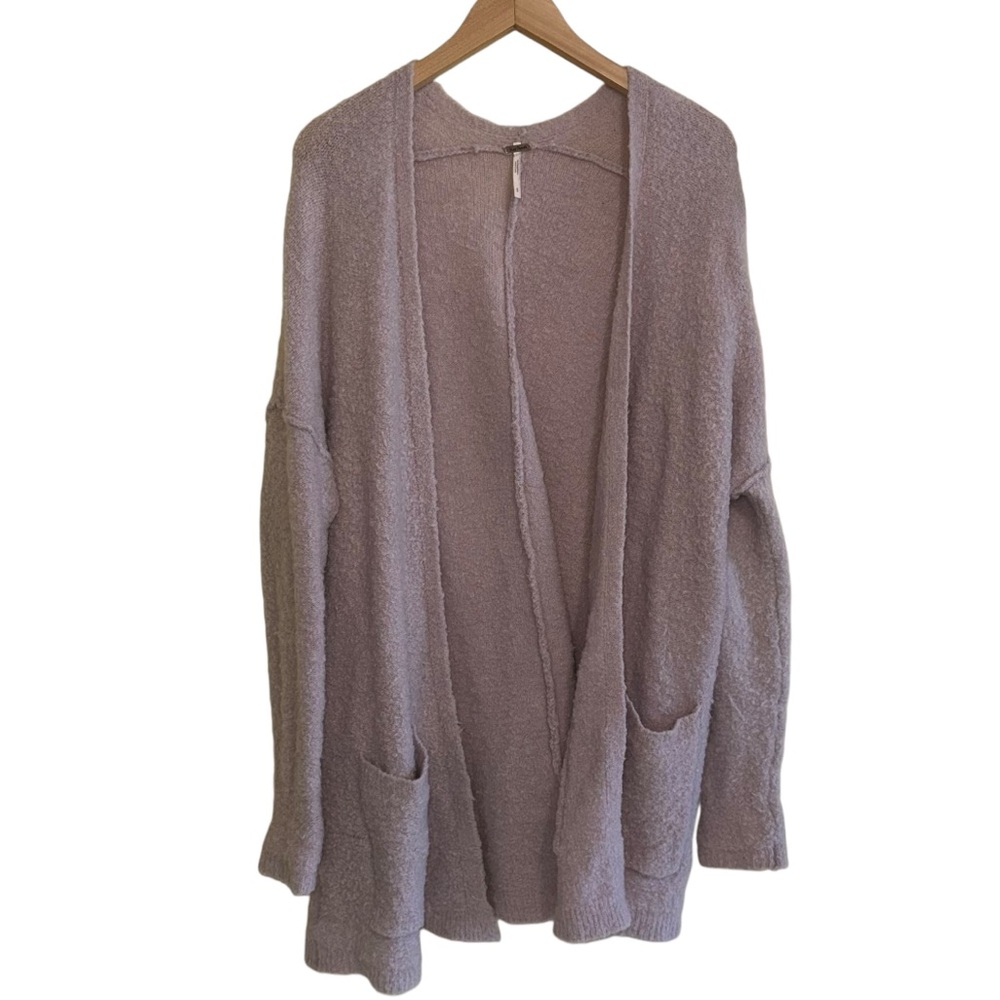 Free People Wool Open Knit Cardigan Size S
